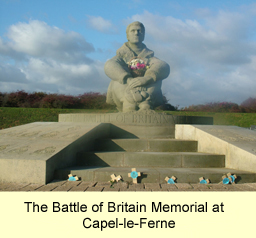 Photo of the Battle of Britain Memorial in Capel-le-Ferne Photo of the Battle of Britain Memorial in Capel-le-Ferne